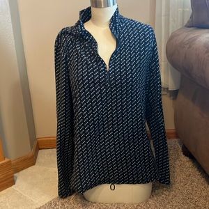 Ll Bean pullover quarter zip top